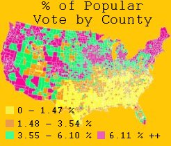 Anderson's 5.7 million votes were spread across the U.S., so he won zero (0) electoral votes