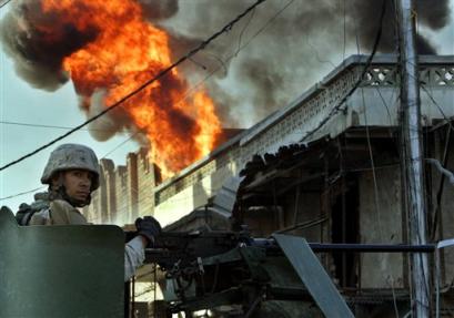 Fallujah 
burning