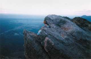On top of St Mary's Peak, Wilpena pound, 
Flinders Ranges, S. Australia