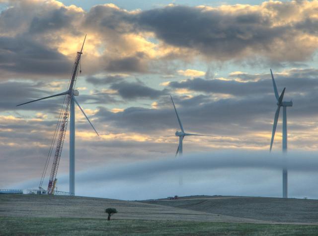 Turbine and fog