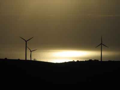 Wind turbines at Starfish Hill, Fleurieu Peninsula