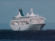 Royal Princess at anchor