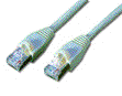 Molded and booted Category 5 cables.