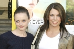 Lauren and Alexis at the premier of 'Tuck Everlasting' 