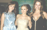 Alexis Bledel, Kristen Bell and Erica Durance