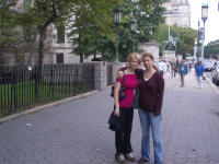 Anne and Emily Villeneuve in New York 2006
