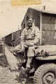 Al sitting on jeep Camp Campbell, KY