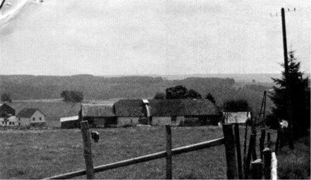 Village of Medendorf, Belgium looking east into Germany