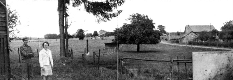 Field where "C"Battery was attacked by SS Troops Medendorf
