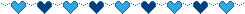 blue heart divider