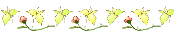 divider floral yellow