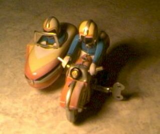 Blech-Modell zum Aufziehen