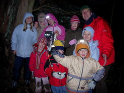 Nacht-Geo-Caching mit Kindern in Bielefeld am Obernsee Nacht-Geo-Caching mit Kindern in Bielefeld am Obernsee