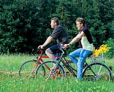 Lokale Radwege in und um Bielefeld herum