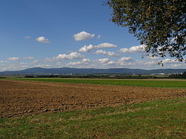 Die weite Wetterau vor der Taunushhe