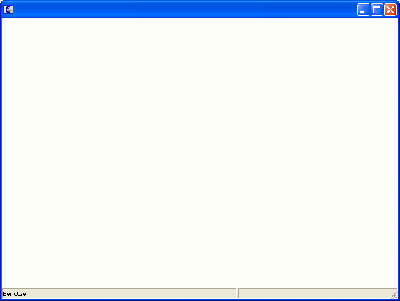 Programmfenster nach einem Datenbankcrash