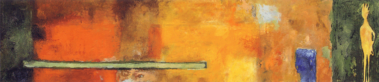 Sidewalk, 2003, 70 x 300 cm, Eitempera auf Leinen