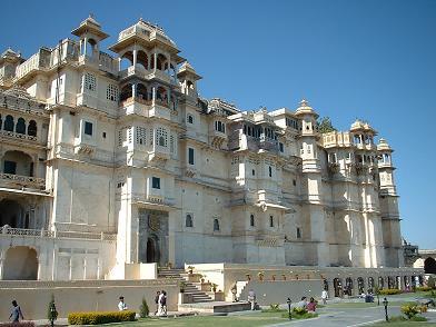 City palace courtyard
