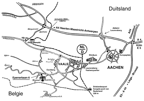 Routebeschrijving naar het atelier