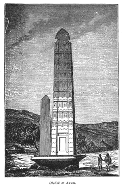 Grabstein in Axum