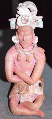 Statue eines Maya Wrdentrgers