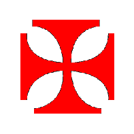 Das rote Tatzenkreuz des Templerordens