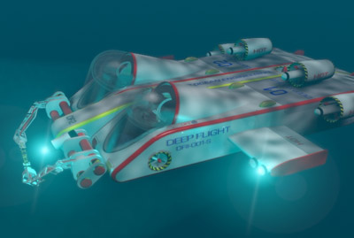 Deepflight II, der Entwurf