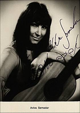 Altes Autogramm von Aviva Semadar - Foto: Dnhft, Kln