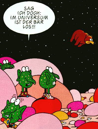 Im All ist der B&auml;r los