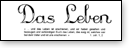 Zeitschrift Das Leben