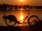 Graphischer Link zu der Eigenbau-Liegeradseite http://www.python-lowracer.de
