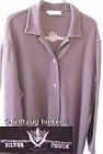schwarze Strickjacke