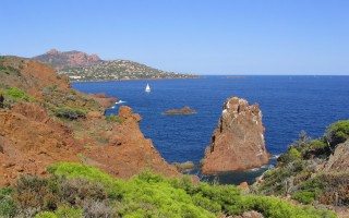 Cap Dramont im Esterel-Gebirge