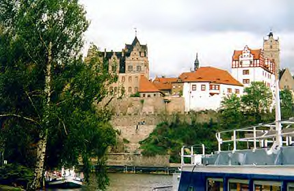 Homepage Bernburg - Blick auf das Schlo -