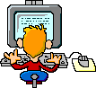 COLIN BEI DER ARBEIT