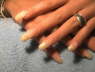 French glitter gold