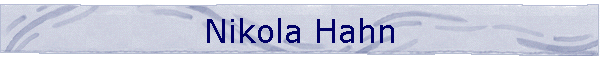 Nikola Hahn