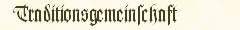Traditionsgemein\chaft