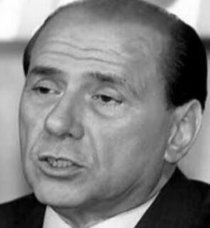 Ein Bild vom Kopf von Silvio Berlusconi