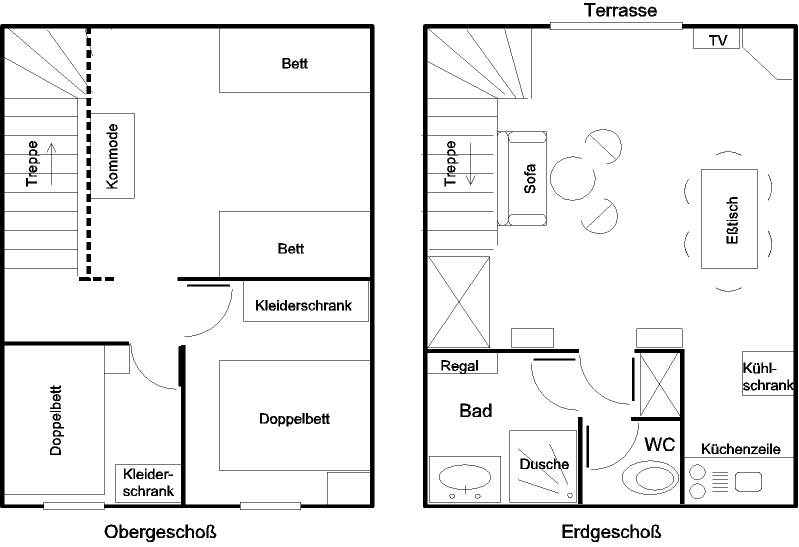 Ferienhaus Grundri�