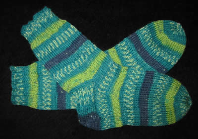 Lana Grossa Jacquard in Grün