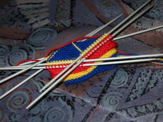 Rollraender stricken