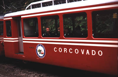 die schweizer Zahnradbahn auf den Corcovado