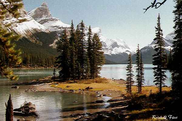 zauberhafte Kulisse am Lake Maligne (Jasper N.P.)