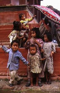 Strassenkinder in Nepal 