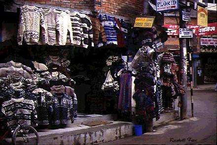 Thamel im Zentrum von Kathmandu ist voll auf den Tourismus eingestellt.