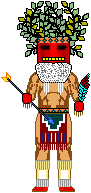 Kachina der Jagd und Vergebung