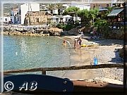 Der Strand an der Hafenpromenade
