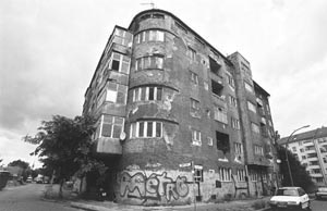 Verrottet unter Denkmalschutz: Matkowskystrae, Ecke Revaler Strae - ein Zeugnis des 