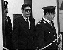 Giovanni Brusca bei seiner Verhaftung